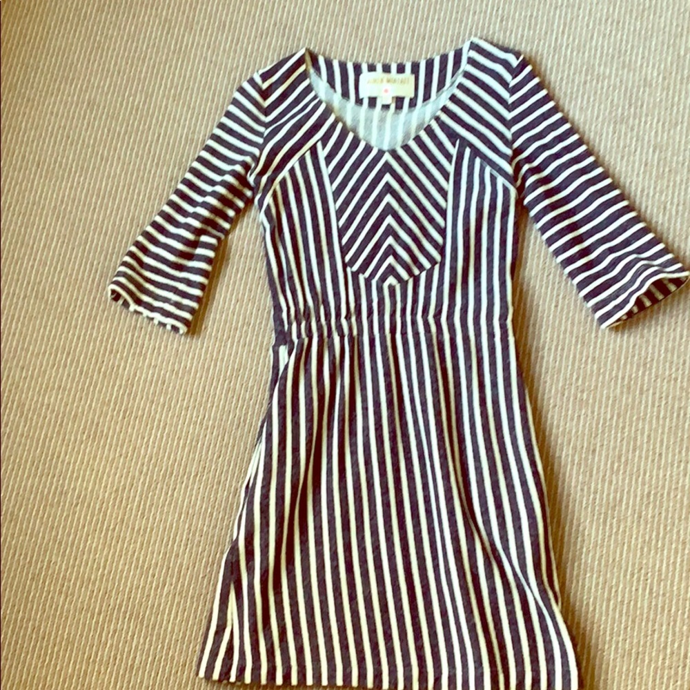 Lauren Moffatt size 4 striped dress. Like new!
